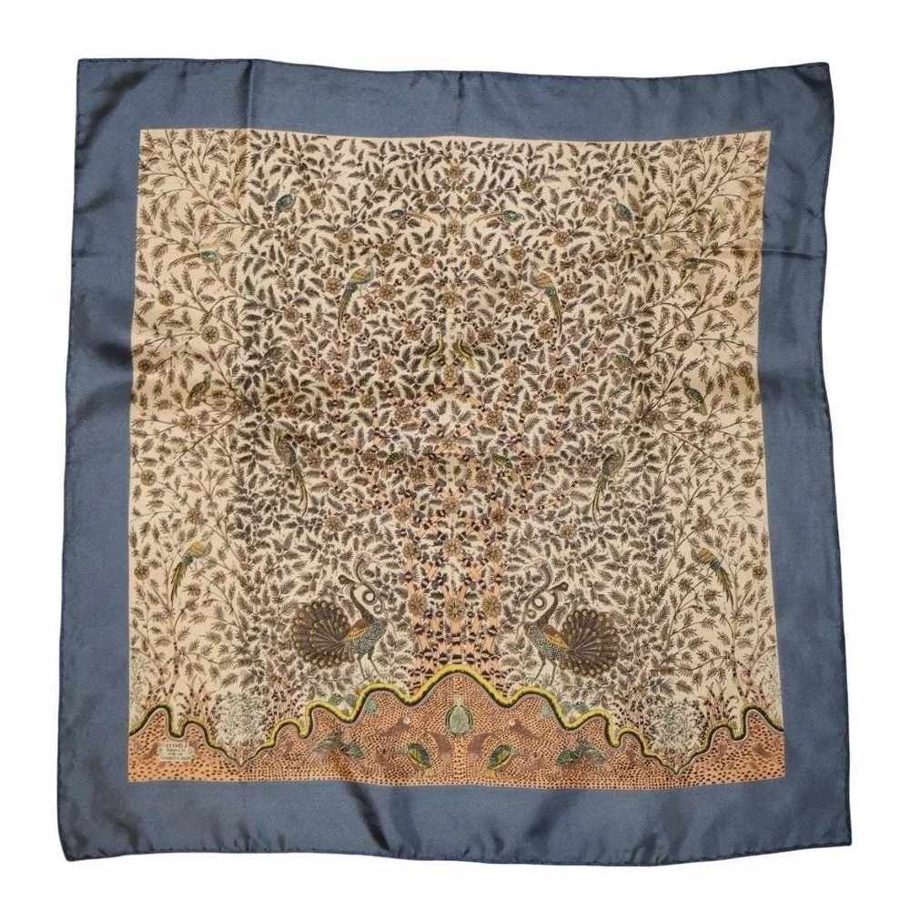 Rare Vintage Liberty of London‎ All silk scarf Made In England 